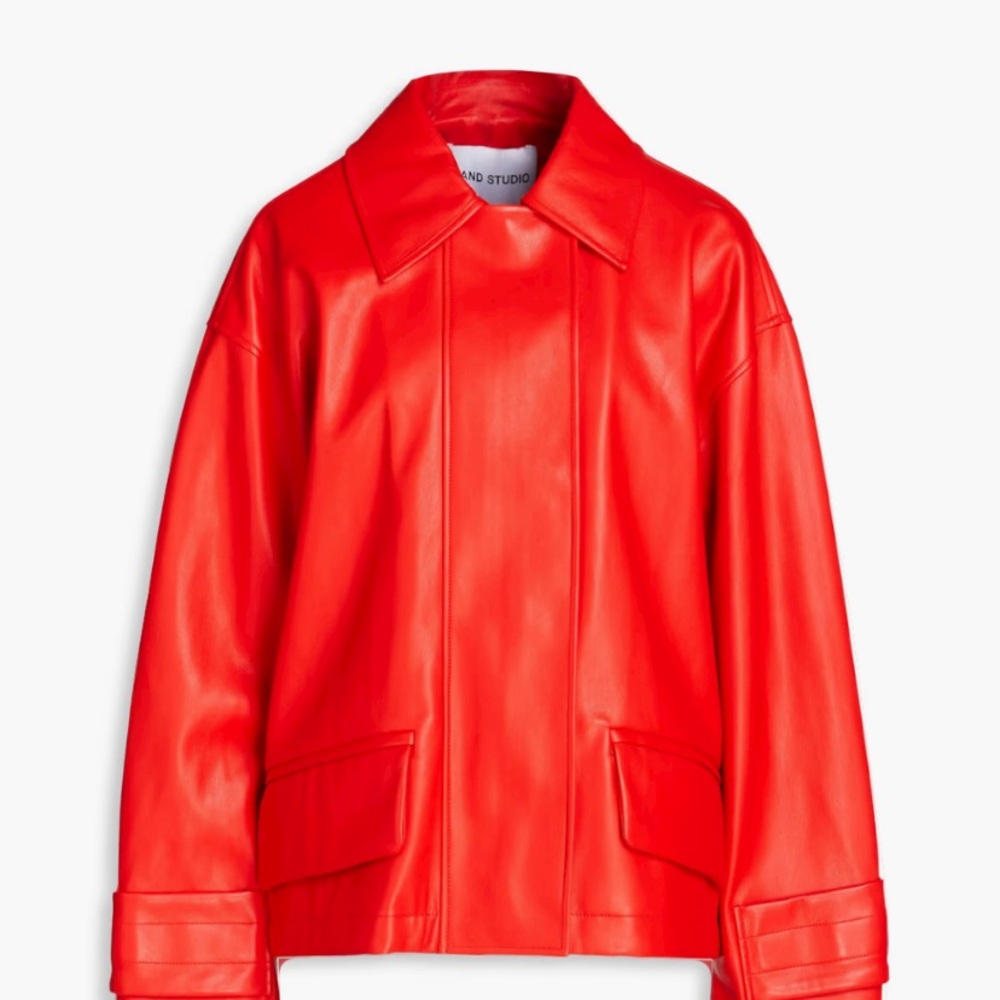 STAND Studio Constance Faux Leather Jacket